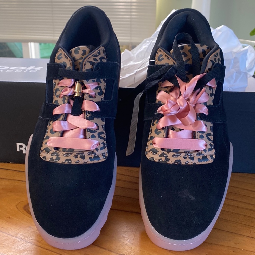 REEBOK brand new in box - limited edition-leopard print sneakers